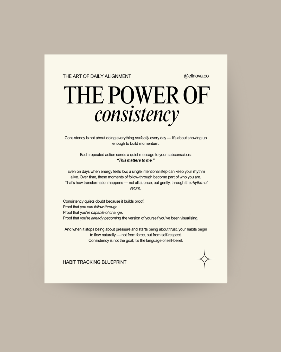 Habit Tracker Blueprint